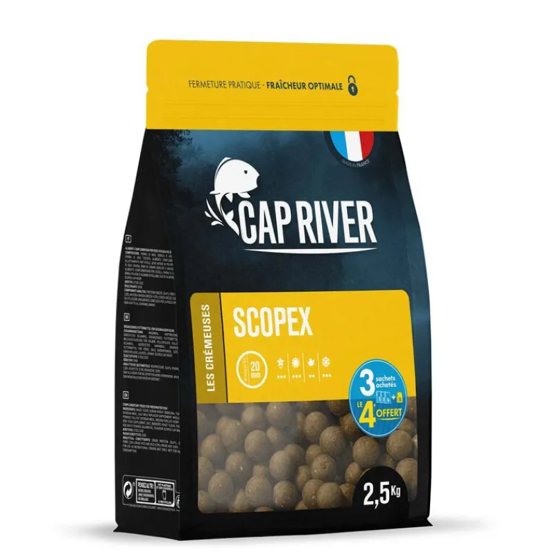 Offre À Volume Carpe|Appâts Et Fabrication - CAP RIVER Bouillettes Scopex 2.5kg