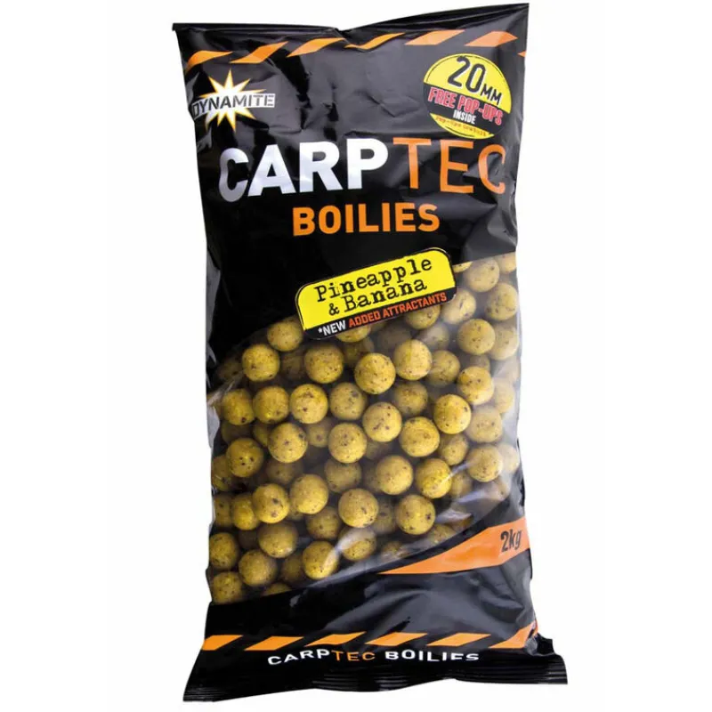Appâts Et Fabrication - DYNAMITE BAITS Bouillettes Carptec Pineapple et Banane 900gr