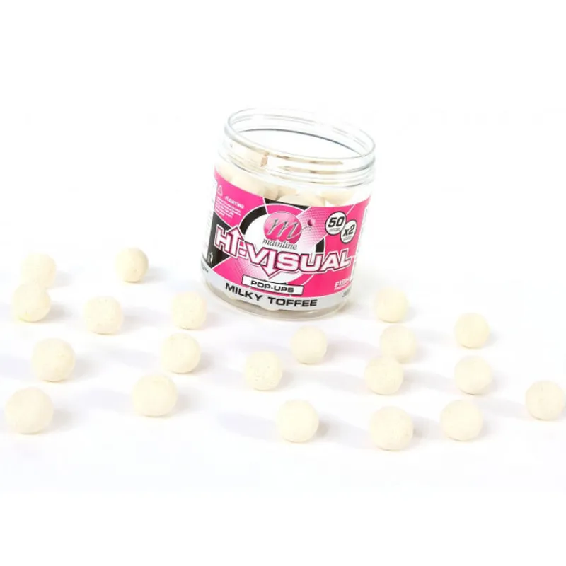 Appâts Et Fabrication - MAINLINE Bouillettes flottantes carpe hi-visual pop ups milky toffee