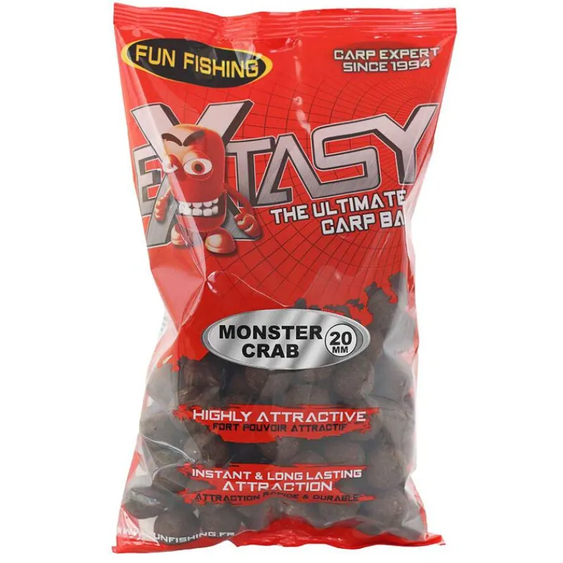 Appâts Et Fabrication - FUN FISHING Bouillettes funfishing extasy monster crab 800g