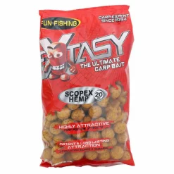Appâts Et Fabrication - FUN FISHING Bouillettes funfishing extasy Scopex Hemp 800gr