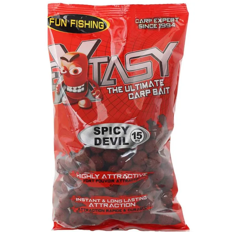 Appâts Et Fabrication - FUN FISHING Bouillettes funfishing extasy spicy devil 800g