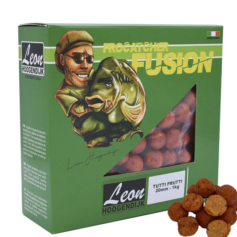Appâts Et Fabrication - HOOGENDIJK Bouillettes Procatcher Fusion Boilies Tutti Frutti 1kg