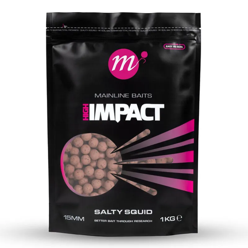 Appâts Et Fabrication - MAINLINE Bouillettes Hi Impact Salty Squid 1kg