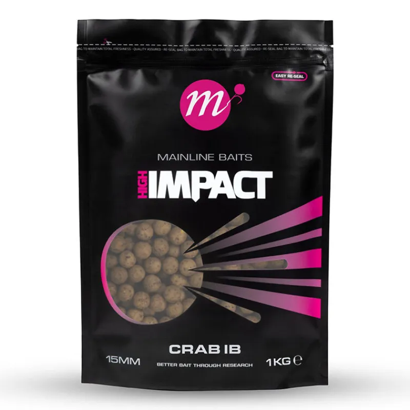 Appâts Et Fabrication - MAINLINE Bouillettes Hi Impact Crab IB 1kg
