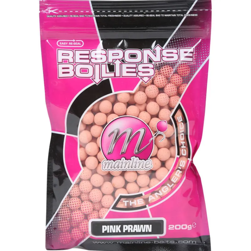 Appâts Et Fabrication - MAINLINE Bouillettes Shelf Life Boilies Pink Prawn 200gr