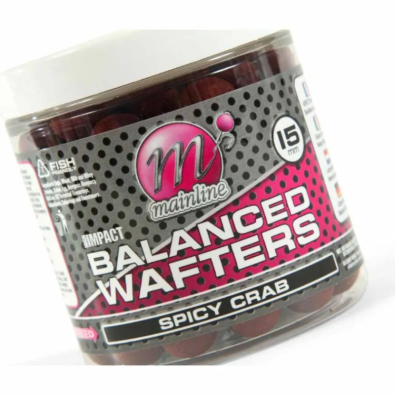 Appâts Et Fabrication - MAINLINE Bouillettes équilibrées carpe high impact balanced wafters spicy crab