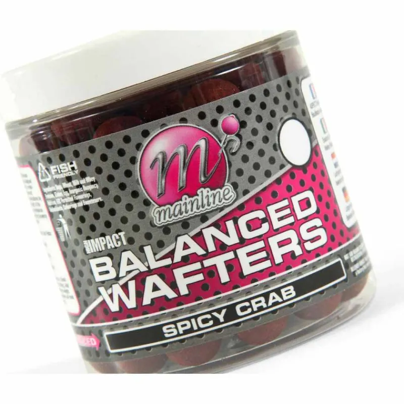 Appâts Et Fabrication - MAINLINE Bouillettes équilibrées carpe high impact balanced wafters spicy crab