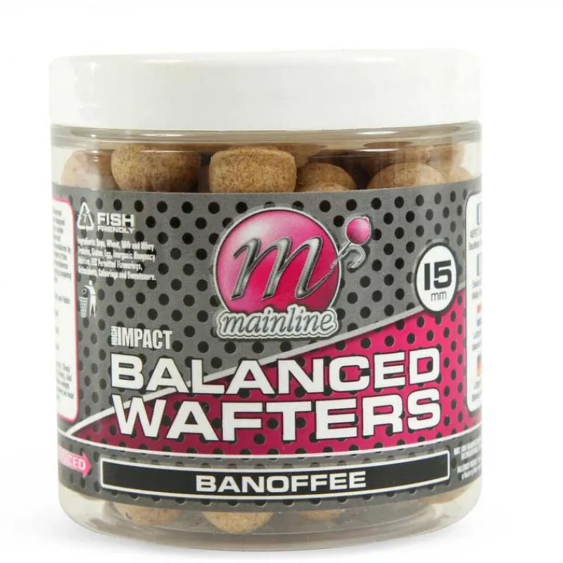 Appâts Et Fabrication - MAINLINE Bouillettes équilibrées carpe high impact balanced wafters banoffee