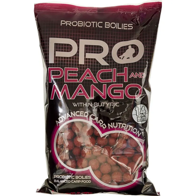 Appâts Et Fabrication - STARBAITS Bouillettes Probiotic Peach et Mango Boilie 14mm