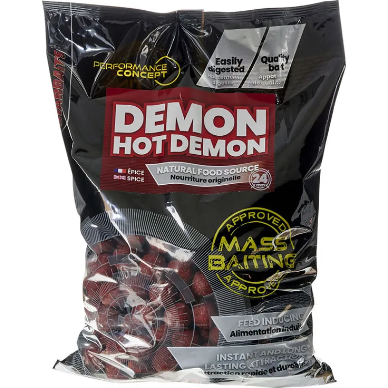 Appâts Et Fabrication - STARBAITS Bouillette PC Hot Demon Mass Baiting 3kg