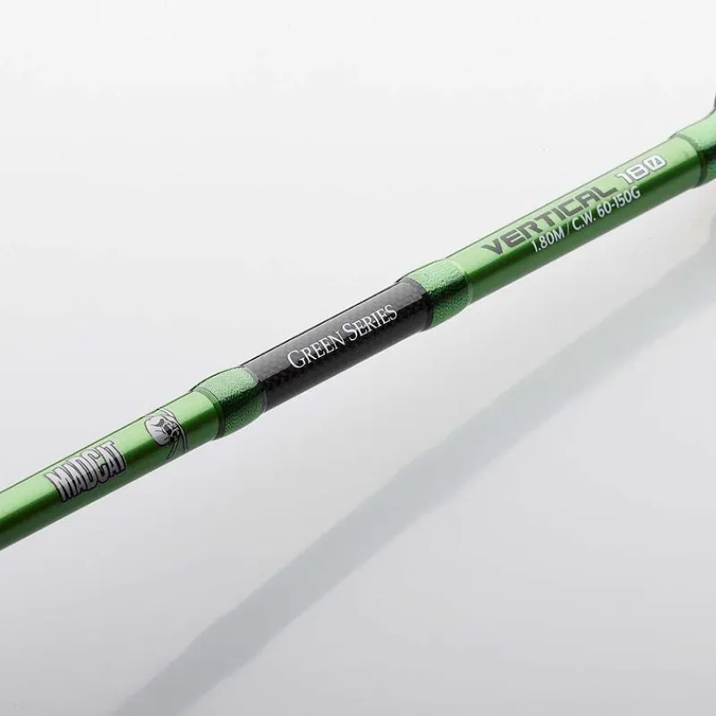 Cannes - MADCAT Canne bateau Silure Green Vertical 1.80M 60-150G