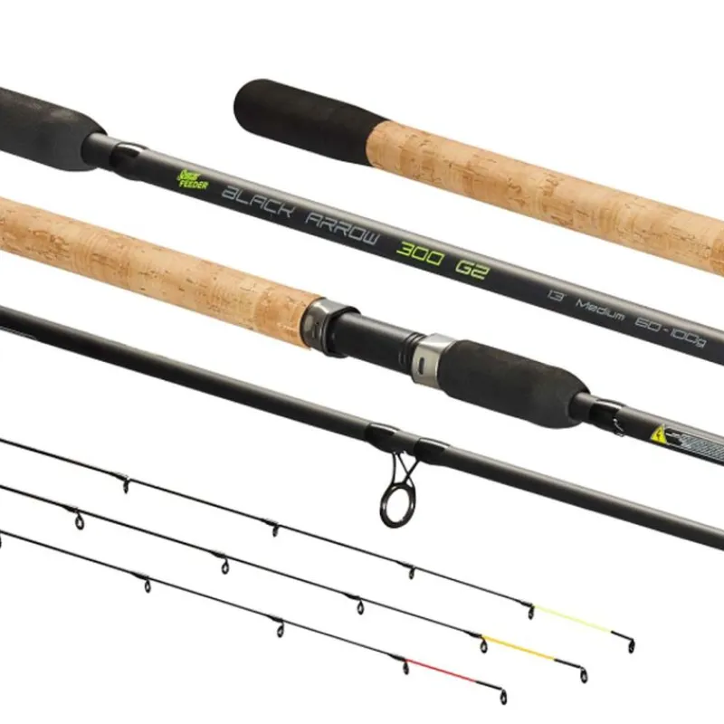 Cannes Feeder - SENSAS Canne Feeder Black Arrow 300 13 pieds