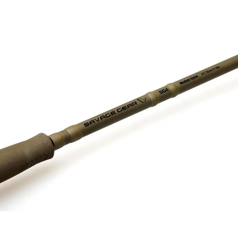 Cannes - SAVAGE GEAR Canne spinning sg4 medium game 7'3 (2m21) ml 7-23g