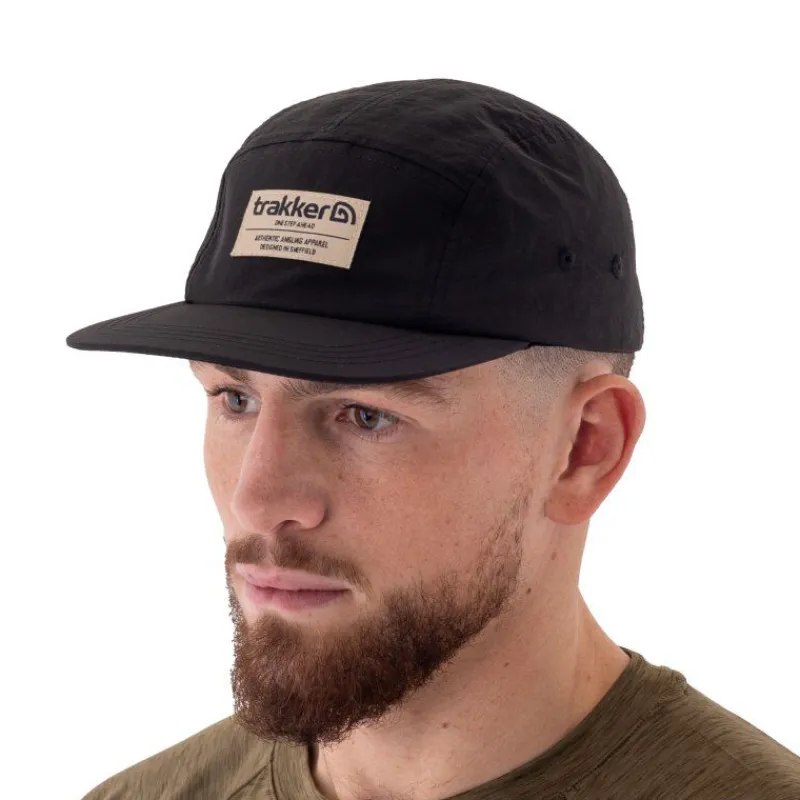 Casquettes, Bonnets Et Chapeaux|Vêtements - TRAKKER Casquette CR 5 Panel Black Cap