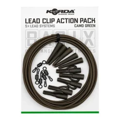 Découverte Pêche À La Carpe|Acc.Montages/Hameçons - KORDA Clip plombs basix lead clip action pack
