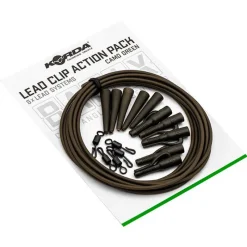 Découverte Pêche À La Carpe|Acc.Montages/Hameçons - KORDA Clip plombs basix lead clip action pack