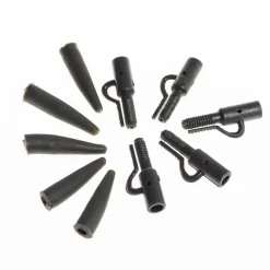 Découverte Pêche À La Carpe|Acc.Montages/Hameçons - TEAM CARPFISHING Clip plomb process lead clip with tail rubbers (x5)
