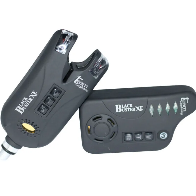 Détection - TEAM CARPFISHING Coffret 3 détecteurs carpe black buster xe + centrale