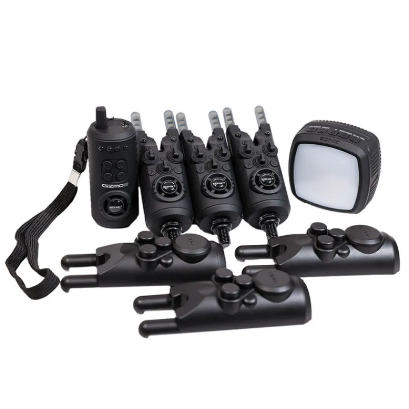 Détection - SONIK Coffret 3 détecteurs + 1 centrale + 1 lampe bivvy GIZMO2