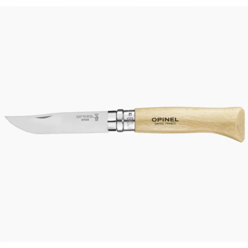 Goodies Et Idées Cadeaux|Outillages Et Accessoires - OPINEL Couteau N°08 Inox + Étui
