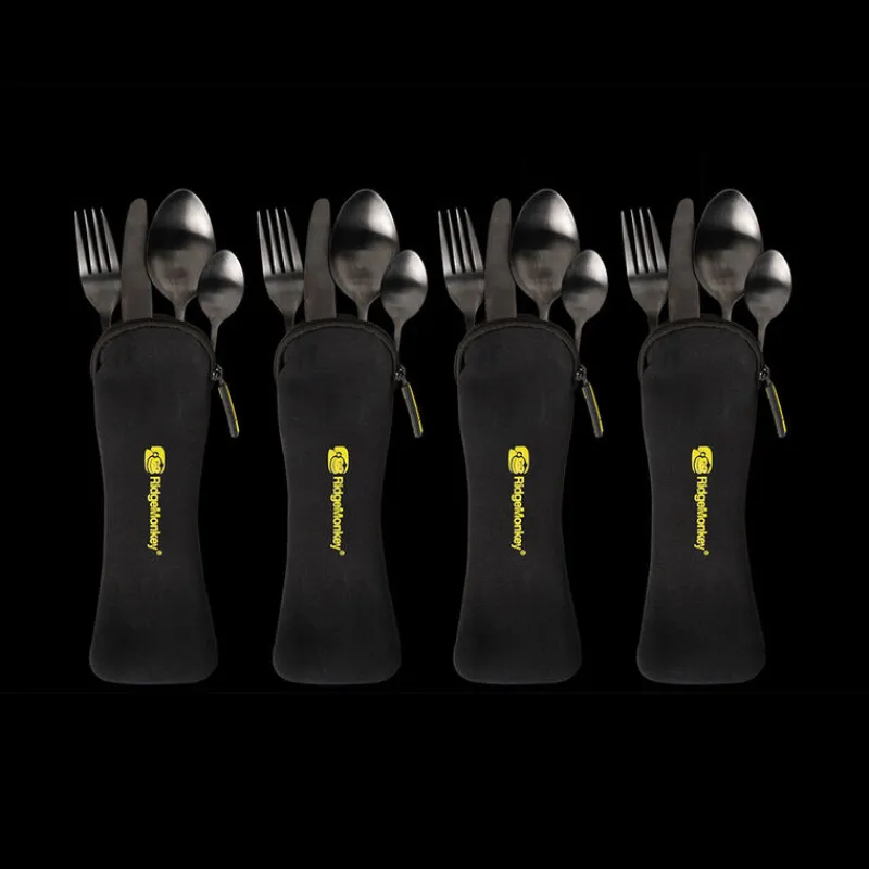 Bivouac/Confort - RIDGE MONKEY Couverts DLX Cutlery Set Four Pack