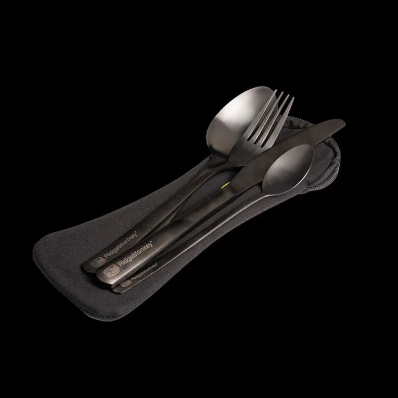 Bivouac/Confort - RIDGE MONKEY Couverts DLX Cutlery Set Four Pack