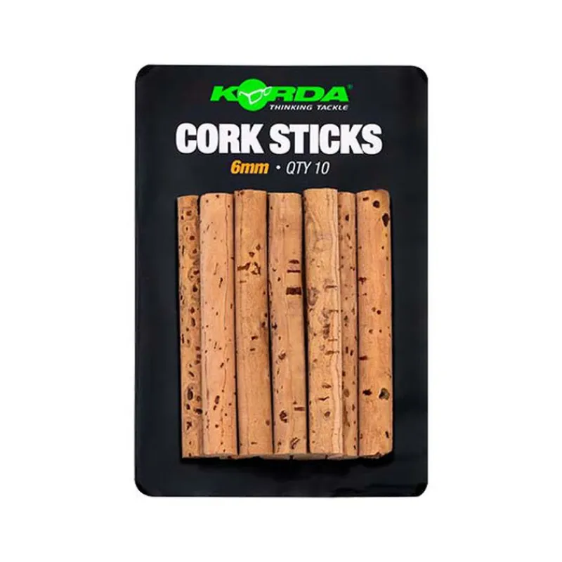 Acc.Montages/Hameçons - KORDA Cylindre de Liège Carpe Cork Sticks
