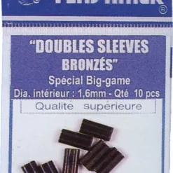 Pêche Du Thon|Montages / Hameçons - FLASHMER Doubles sleeves (pochette de 10 pièces)