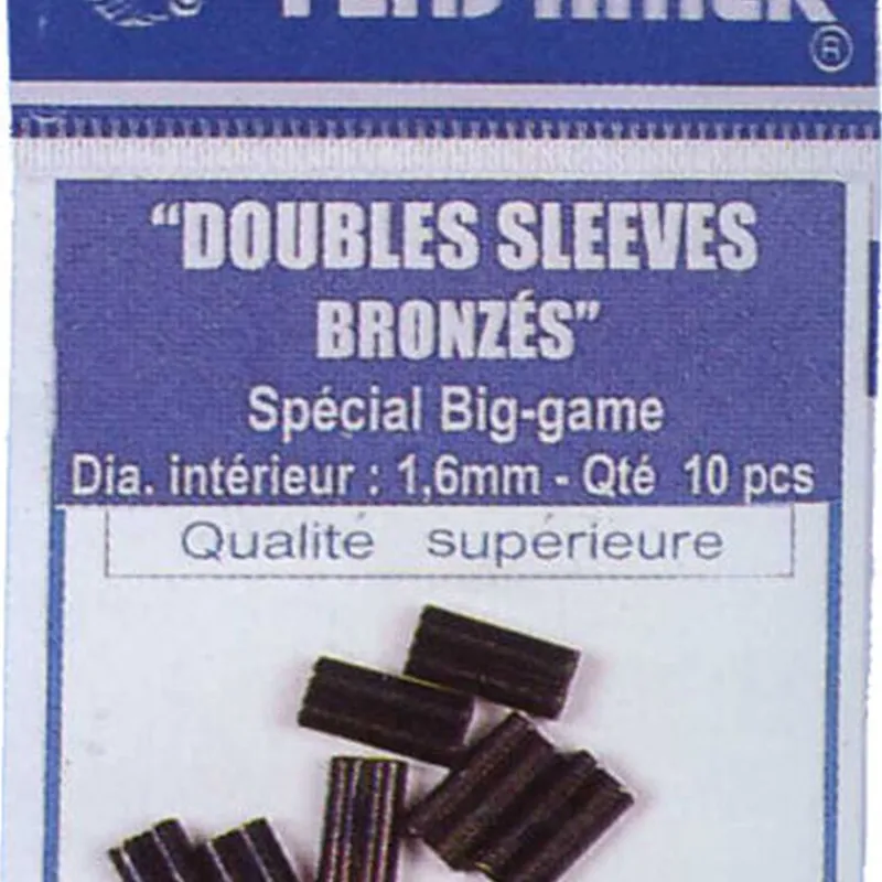 Pêche Du Thon|Montages / Hameçons - FLASHMER Doubles sleeves (pochette de 10 pièces)