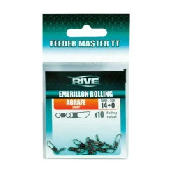 Acc. De Montage Feeder - RIVE Emerillon Rolling Agrafe - Taille 14 (x10)