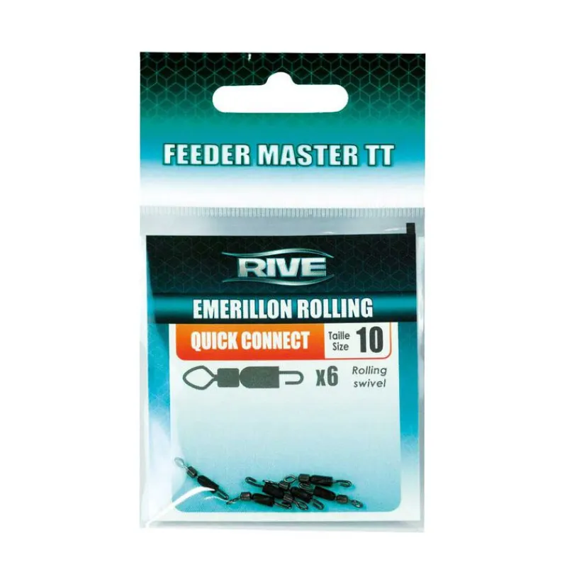 Acc. De Montage Feeder - RIVE Emerillon Rolling Quick Connect - Taille 10 (x6)