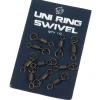 Acc.Montages/Hameçons - NASH Emerillons à anneaux carpe uni ring swivel (x10)