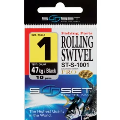 Surfcasting|Montages / Hameçons - SUNSET Emerillons mer rolling swivel