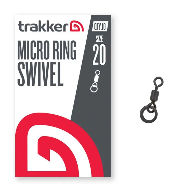 Acc.Montages/Hameçons - TRAKKER Emerillon Micro Ring Swivel