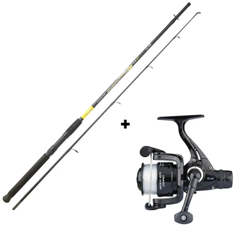 Packs Et Ensembles - SERT Ensemble Canne Fish Instinct Symphony Spincast 2.10m, 10-30g + Moulinet Meka Efi 201 Rd + Nylon 0.23mm