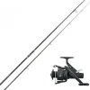 Ensembles|Découverte Pêche À La Carpe - TEAM CARPFISHING Ensemble carpe 12' 3lbs dark water canne + moulinet