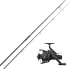 Ensembles|Découverte Pêche À La Carpe - TEAM CARPFISHING Ensemble carpe 10' 3lbs dark water canne + moulinet