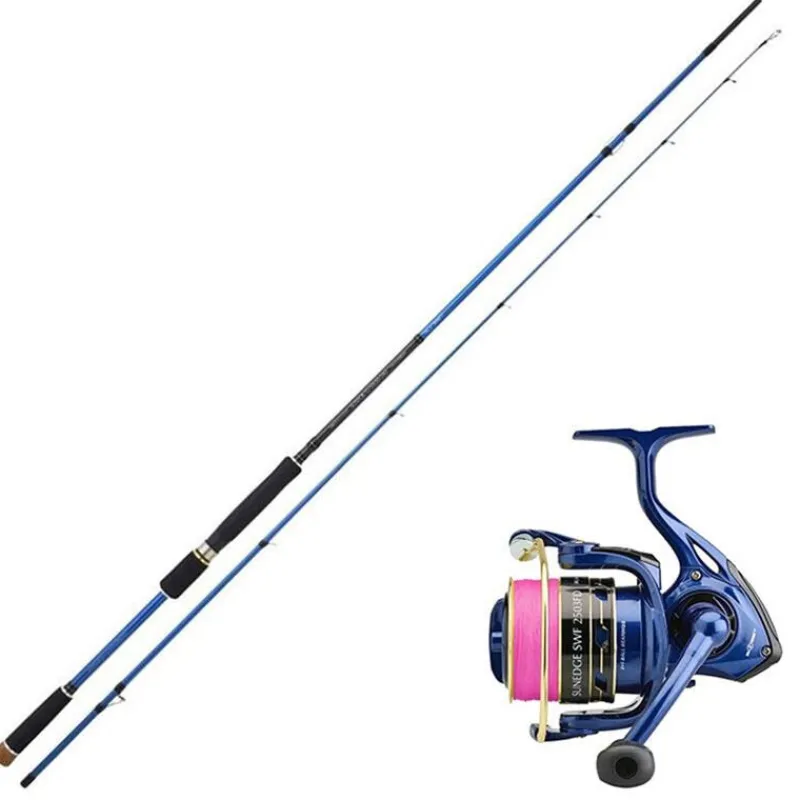 Pêche Eging|Packs Et Ensembles - SUNSET Ensemble Eging Sunsquid Sw20 2.40m, jusqu'à 25g + Moulinet Sunedge Swf 2503 FD