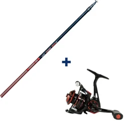 Packs & Ensembles - GARBOLINO Ensemble Canne Téléréglable 3m80 + Moulinet 800