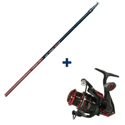 Packs & Ensembles - GARBOLINO Ensemble Canne Téléréglable 4m80 + Moulinet 1000