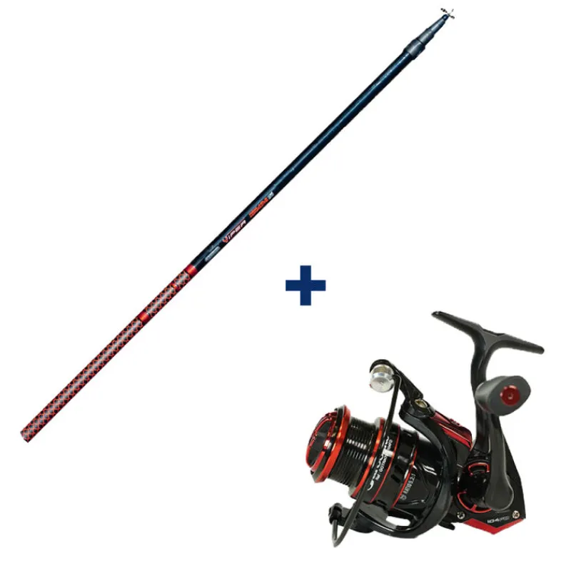 Packs & Ensembles - GARBOLINO Ensemble Canne Téléréglable 4m80 + Moulinet 1000