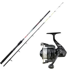 Packs Et Ensembles - SUNSET Ensemble Girelle SW 1.80m, 60-120g + Moulinet Sunhopper SWF 501 Fd