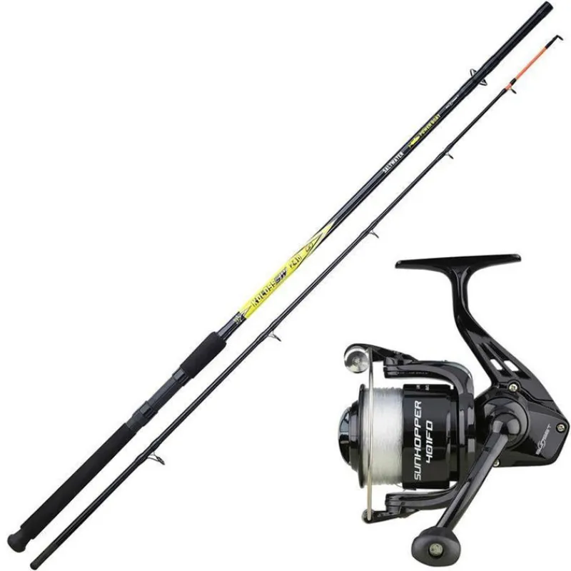 Packs Et Ensembles - SUNSET Ensemble Koloss SW 2.10m, 100-300g + Moulinet Sunhopper SWF 651 Fd