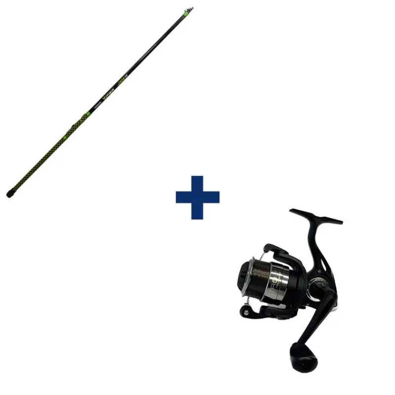 Packs & Ensembles - PACIFIC PECHE Ensemble VIPER TELETOC 3m + FIRST TROUT 2000 FD