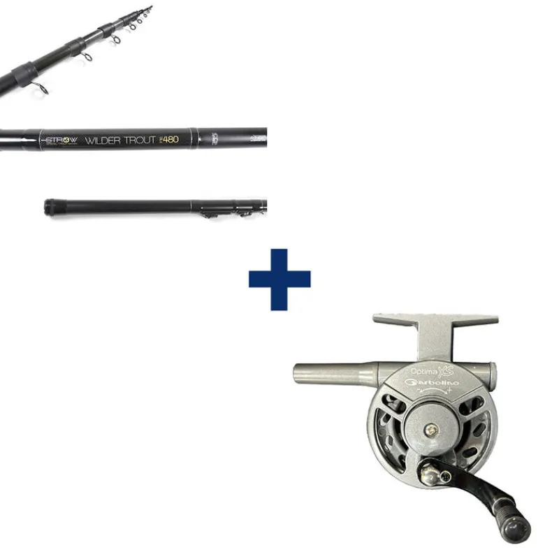 Packs & Ensembles - PACIFIC PECHE Ensemble WILDER ADJUST FE480 5-15G + MOULINET OPTIMA XS TR65
