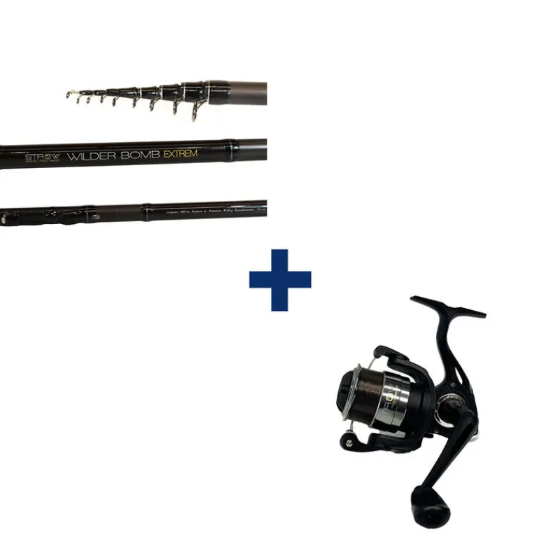 Packs & Ensembles - STROW Ensemble WILDER BOMB EXTREM 30-80G +FIRST TROUT 2000 FD
