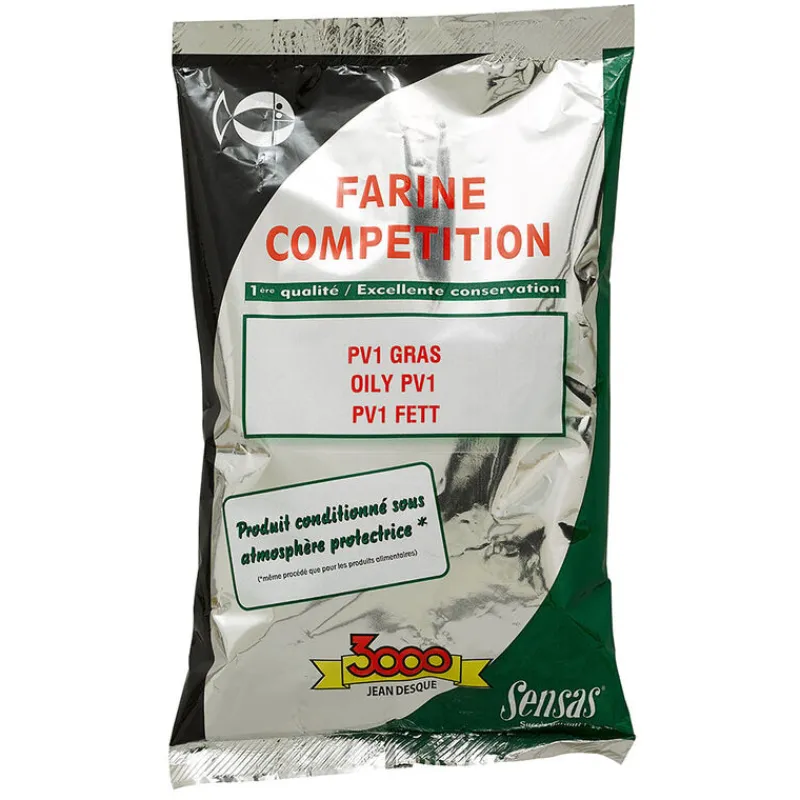 Appâts / Amorces - SENSAS Farine 3000 super pv1 gras 800g