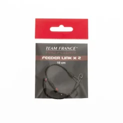 Acc. De Montage Feeder - TEAM FRANCE Feeder link tressé 10cm (2 piéces par pochette)