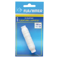 Surfcasting|Découverte Pêche En Mer - FLASHMER Fil elastique ligature a appats 100 m